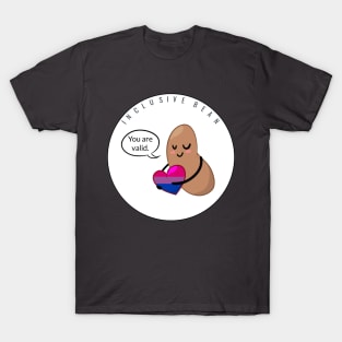 Bi Pride: Inclusive Bean T-Shirt